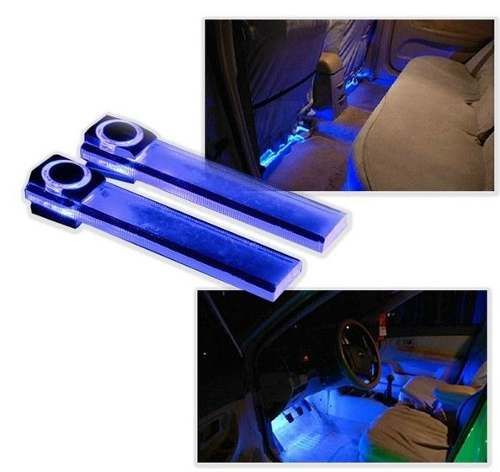 Luz Led Azul Para Iluminação/decoração Interior De Carro